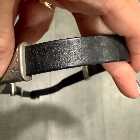 ibel Italian Leather Skinny Belt main image 8